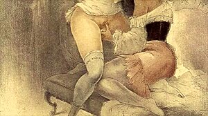 vintage erotic drawings blend retro charm with spicy twists