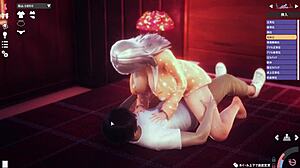 honey select white-haired girl intense sex