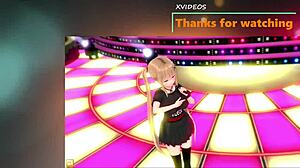 Big Tits JK Futaba Feels Intense Pleasure From Tit Massage In 3D Anime