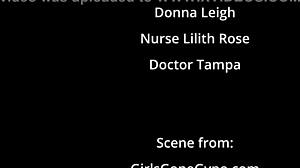 freshman donna leigh's hitachi wand orgasm by nurses