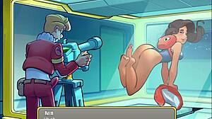 let's play space rescue code pink test and see holo-pictures of lune. adventure in the game.