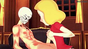 Charley Chase's Natural Tits Bounce During Doggystyle Fuck