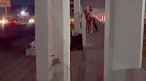 I watch this couple fuck passionately on the public bridge