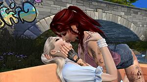 This Lesbian Sex Outdoors Will Make You Cum Fast