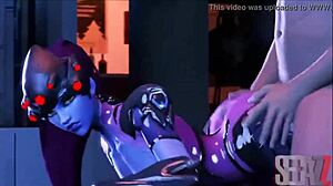 in this sfm hentai, bitches get animated in 3d cartoon style