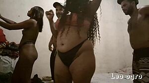 Nympho Couple Shares Wives in Menage a Trois