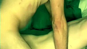 Does the straight blue collar dude score gay ass with monster cock at the party?