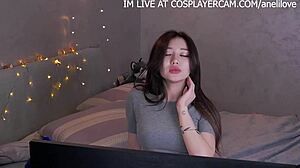Online webcam fun with cosplay and hentai
