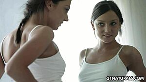 Beautiful European woman enjoys solo pleasure and gets satisfied