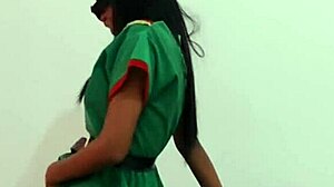 yo, i'm celebrating christmas in my sexy suit, stripping while dancing!