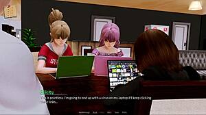 Visual novel walkthrough for Harem Hotel on PC
