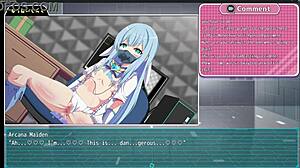 Magical Girl Otometia bound tight in steamy hentai game