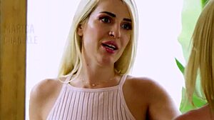 Busty beauty Marica Chanelle gets her shaved pussy licked and anal fucked hard