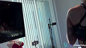 Free Ebony Girls Have A Blowjob Orgy For A Client Right After A Shaving Session!