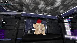 blonde succubus enjoys cat boy's big cock in her pussy