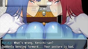 Friends Show Nipple Piercings In NTR Police Anime Scene