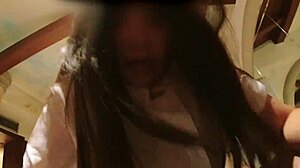 this woman has big tits and is feeling very hot