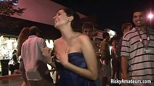 Naked Sexy Amateurs Party Wild on Public Streets During Crazy Fun Event