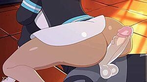 I’m obsessed with Hibana’s new chair in this fire force hentai scene!