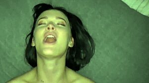 Sasha Sparrow's rough and tumble one on one sex scene