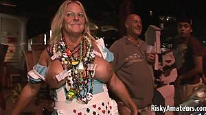 Naked Sexy Amateurs Party Wild on Public Streets During Crazy Fun Event