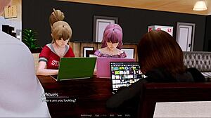 Visual novel walkthrough for Harem Hotel on PC