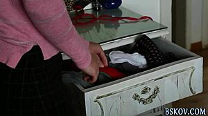 Darla Crane enjoys facial in this porn video