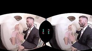 Layla Price says, 'Fuck my big tits in virtual reality cowgirl session'