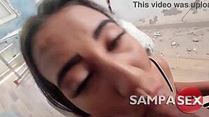 Quickie with Natty Hot ends in a messy creampie