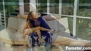 Daisy Marie gets a nice facial cumshot after deepthroat and fucking.