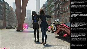 big apple small gesture in episode 18 of 3d comics cartoon