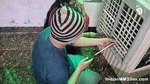 Hot homemade sex video of horny Indian housewife