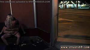 cute blonde teen squirts in first bdsm session.