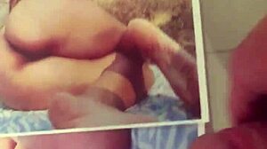 Male masturbation with a focus on cumshots