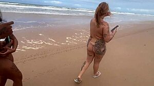 Naked beach adventure with friend for some pyrococcus fun