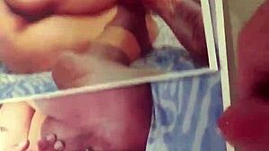 Male masturbation with a focus on cumshots