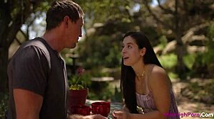 Abbie Maley Doggystyles Big Cock and Rides Monster Shaft in Petite Scene