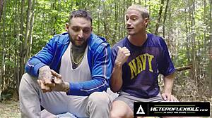 Skyy knox and tony dangelo try anal on camping trip