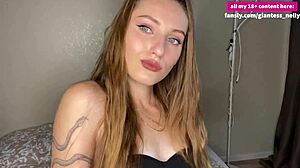 Tall guy swallows huge gummy bears down his throat 😋