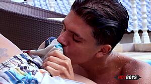 Sucking My Friend's Boyfriend in Pov with Big Cock and Anal