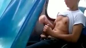 Hot and steamy gay public transport scenes with bodies to die for