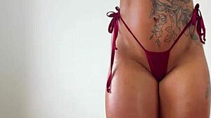 she fucks so hard that her own sperm leaks out, wow