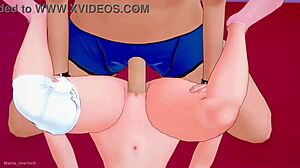 gwen stripped on bed for uncensored adult hentai banging