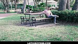 Straight Latin Twink Paid to Bang Gay Guy POV on Street