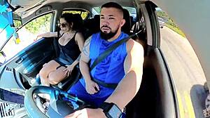 naughty uber passenger drives driver crazy