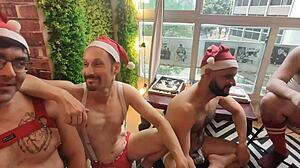 secret friend orgy bareback with santa.