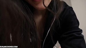 Naughty petite teen making sextape with boyfriend?