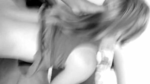 Big black cock surprises blonde with rough anal sex and a facial finish