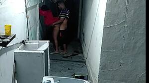 Neighbor Caught Me Naked Sweeping and Made Me Suck Him Off