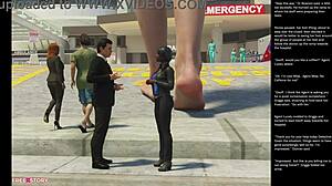 big apple small gesture in episode 18 of 3d comics cartoon